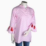 Women's Printed Top - Light Pink - test-store-for-chase-value