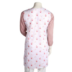 Women's Printed Cotton Kurti - Peach - test-store-for-chase-value