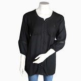 Women's Chiffon Net Top - Black - test-store-for-chase-value