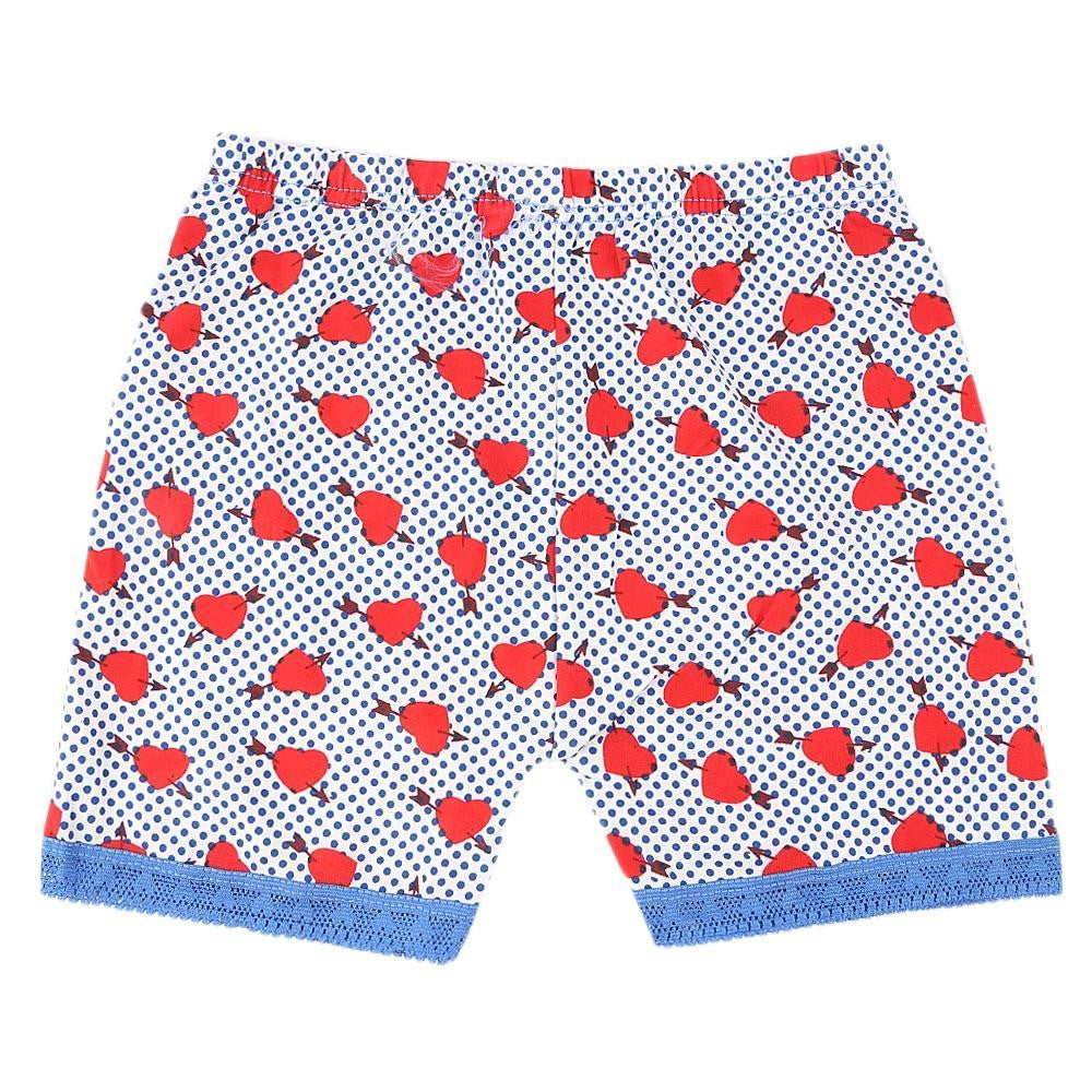 Girls Printed Boxer - Blue - test-store-for-chase-value