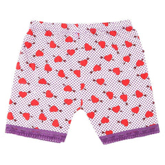 Girls Printed Boxer - Purple - test-store-for-chase-value