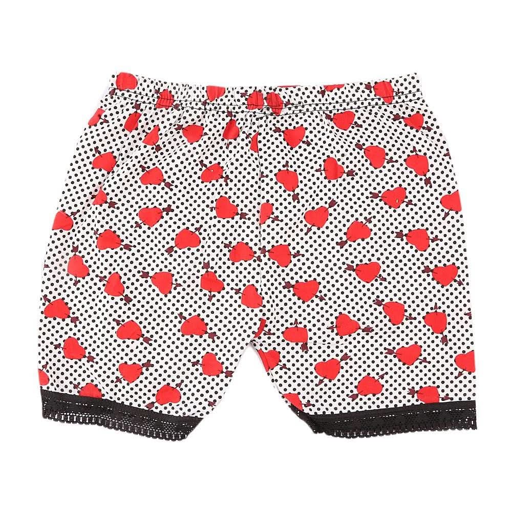 Girls Printed Boxer - Black - test-store-for-chase-value