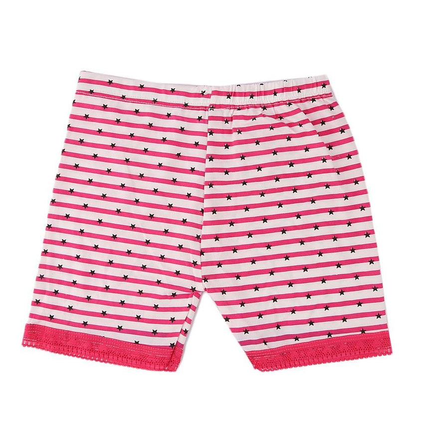 Girls Printed Boxer - Pink - test-store-for-chase-value