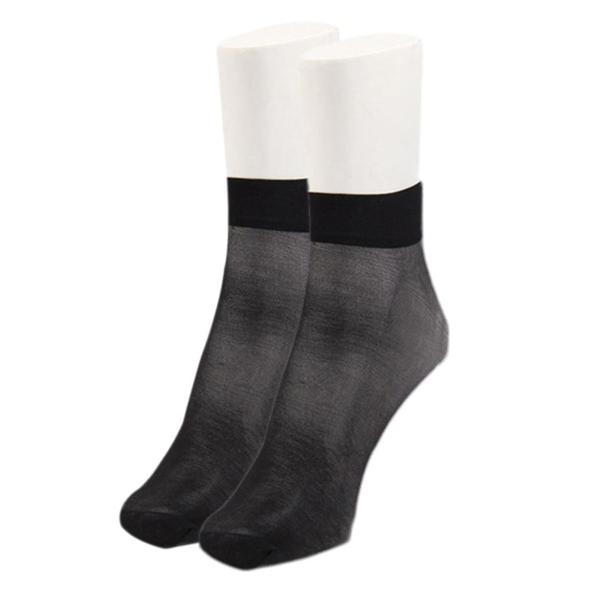 Women's Skin Net Socks 10 Pcs - Black - test-store-for-chase-value