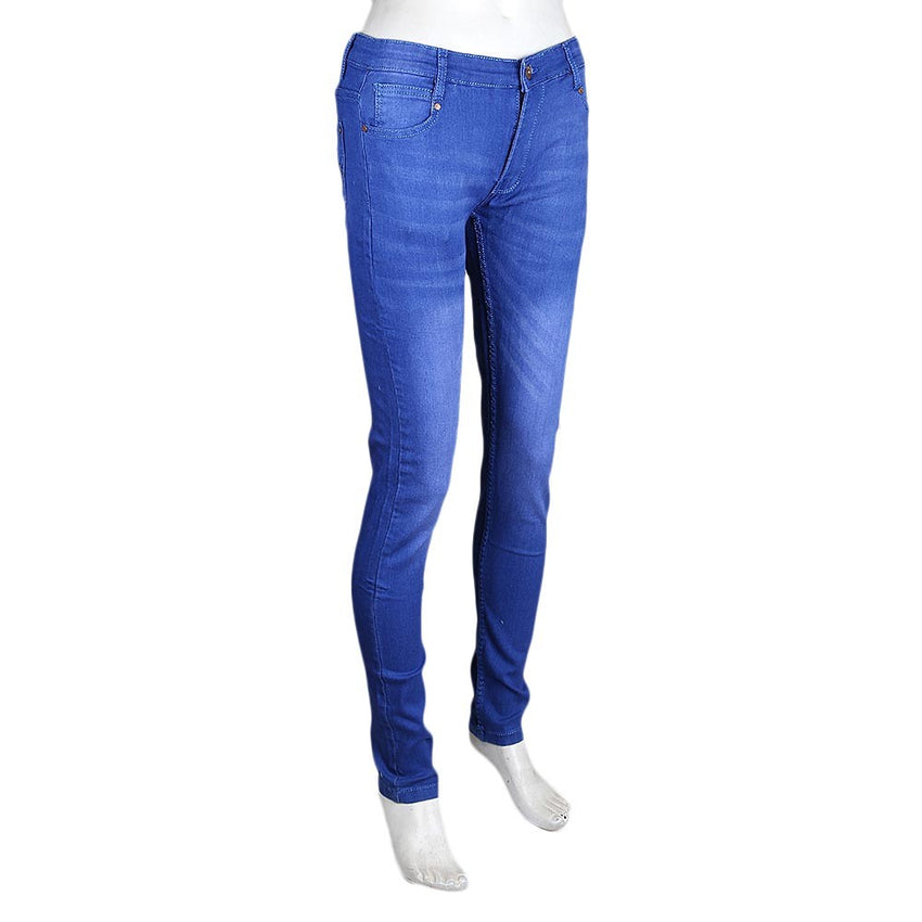 Women's Denim Pant - Royal Blue - test-store-for-chase-value