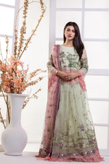 Mahrukh Luxury Embroidered Chiffon Suit - 7B - test-store-for-chase-value