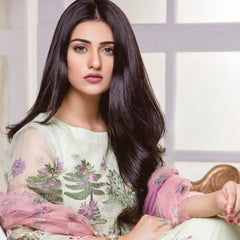 Mahrukh Luxury Embroidered Chiffon Suit - 7B - test-store-for-chase-value