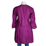 Women's Embroidered Jhabla - Purple - test-store-for-chase-value