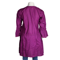 Women's Embroidered Jhabla - Purple - test-store-for-chase-value