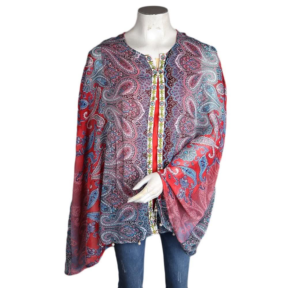 Women's Printed Butterfly Top - Multi - test-store-for-chase-value