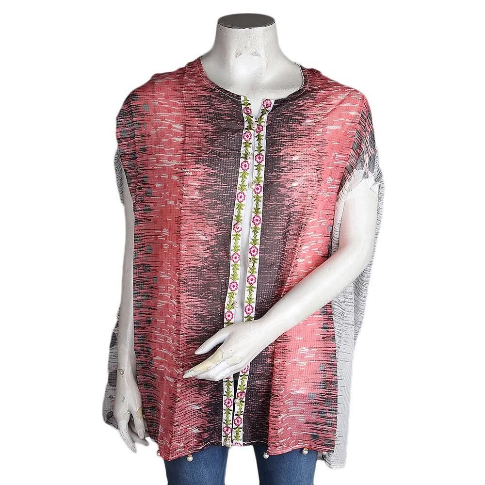 Women's Printed Butterfly Top - Multi - test-store-for-chase-value
