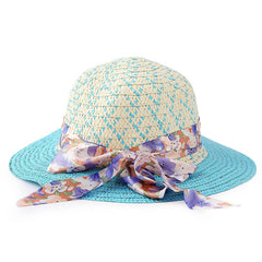 Girls Floppy Hat - Light Blue - test-store-for-chase-value