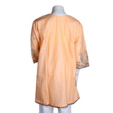 Women's Embroidered Jhabla - Peach - test-store-for-chase-value