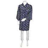 Women's Printed 2 Pcs lawn Suit - Navy Blue - Navy/Blue - test-store-for-chase-value