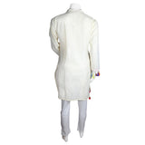 Women's Embroidered 2 Pcs Cotton Suit - Fawn - test-store-for-chase-value