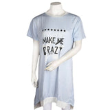 Women's Night Top - Light Blue - test-store-for-chase-value