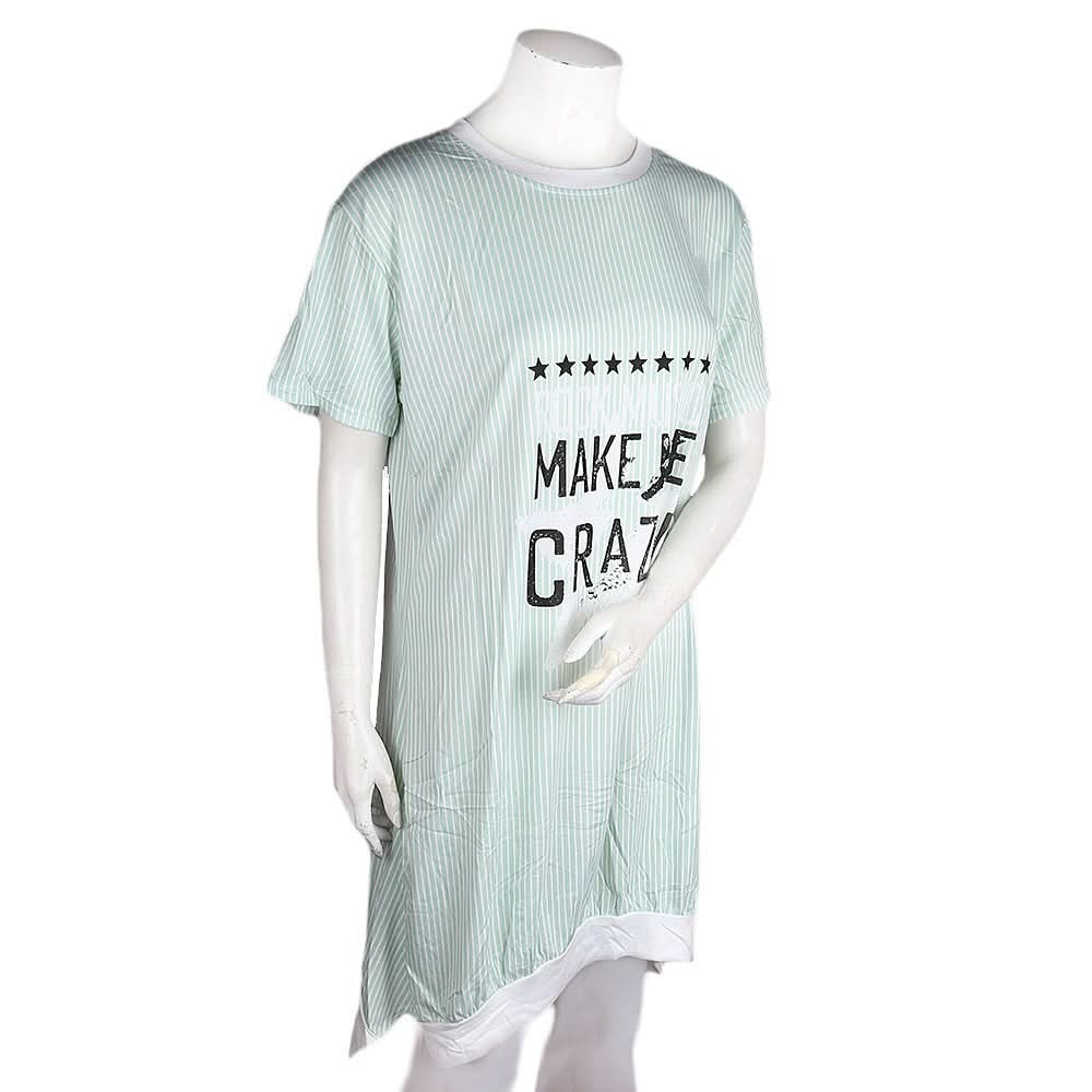 Women's Night Top - Light Green - test-store-for-chase-value