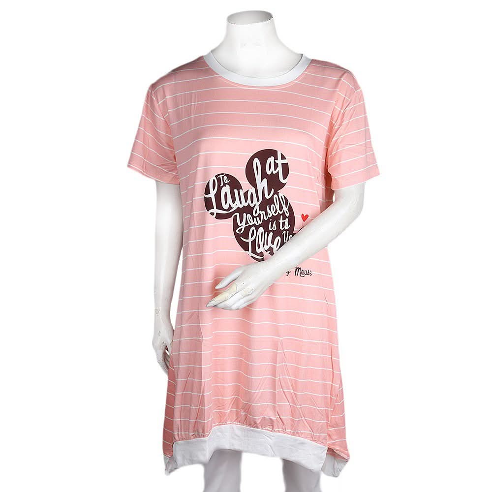 Women's Night Top - Peach - test-store-for-chase-value