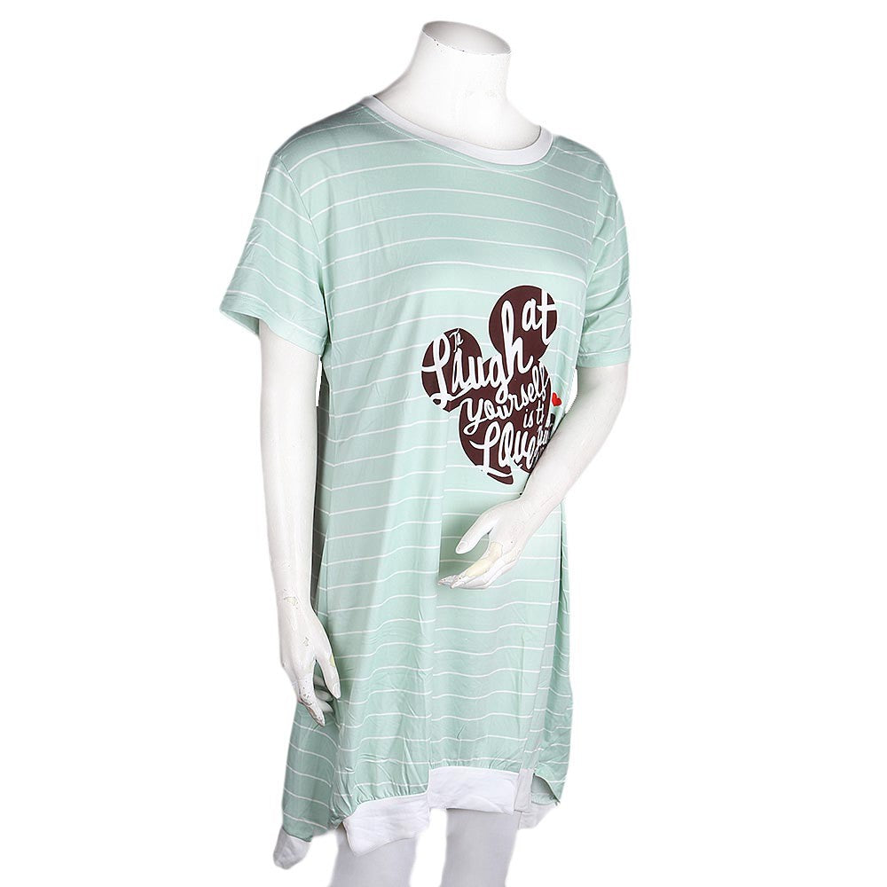 Women's Night Top - Light Green - test-store-for-chase-value