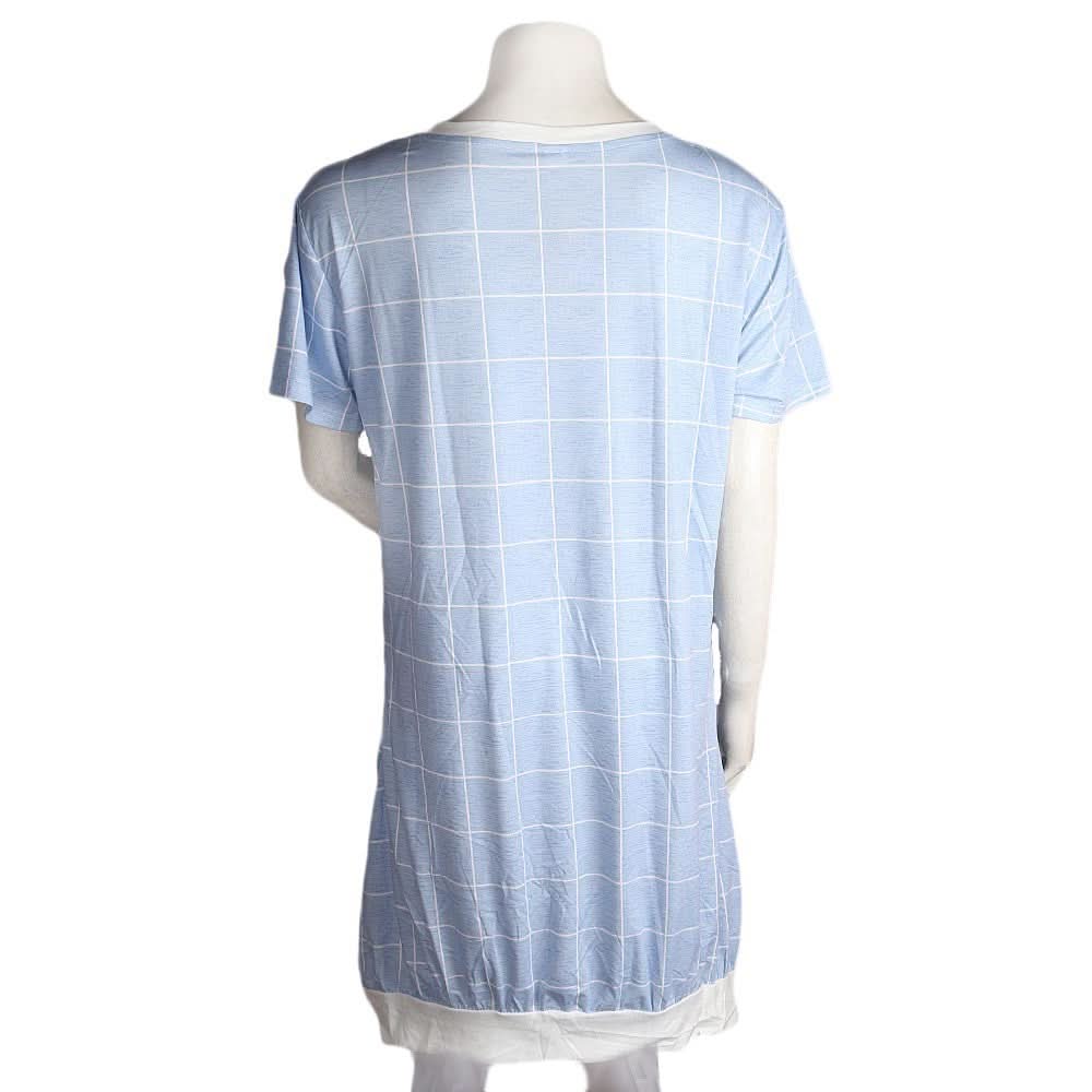 Women's Night Top - Light Blue - test-store-for-chase-value