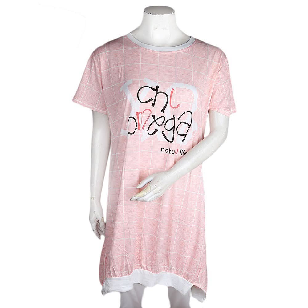 Women's Night Top - Peach - test-store-for-chase-value
