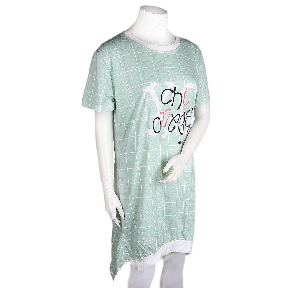 Women's Night Top - Light Green - test-store-for-chase-value