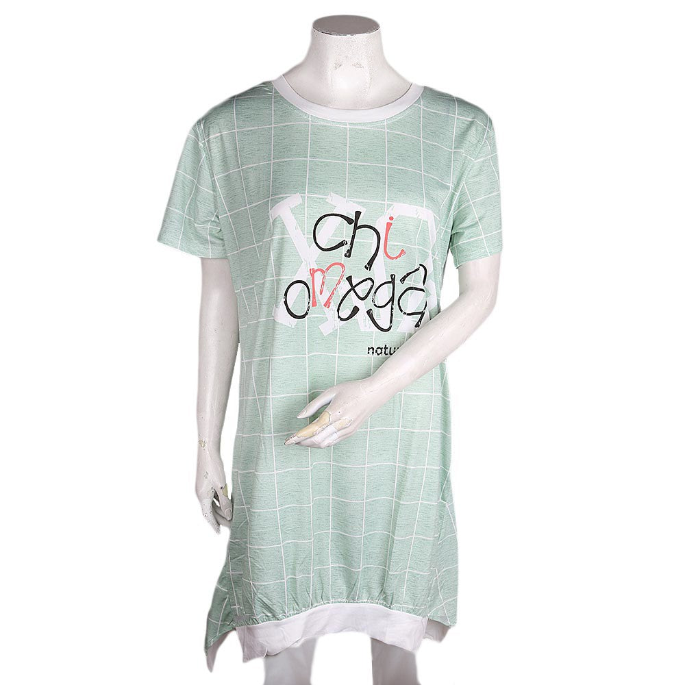 Women's Night Top - Light Green - test-store-for-chase-value