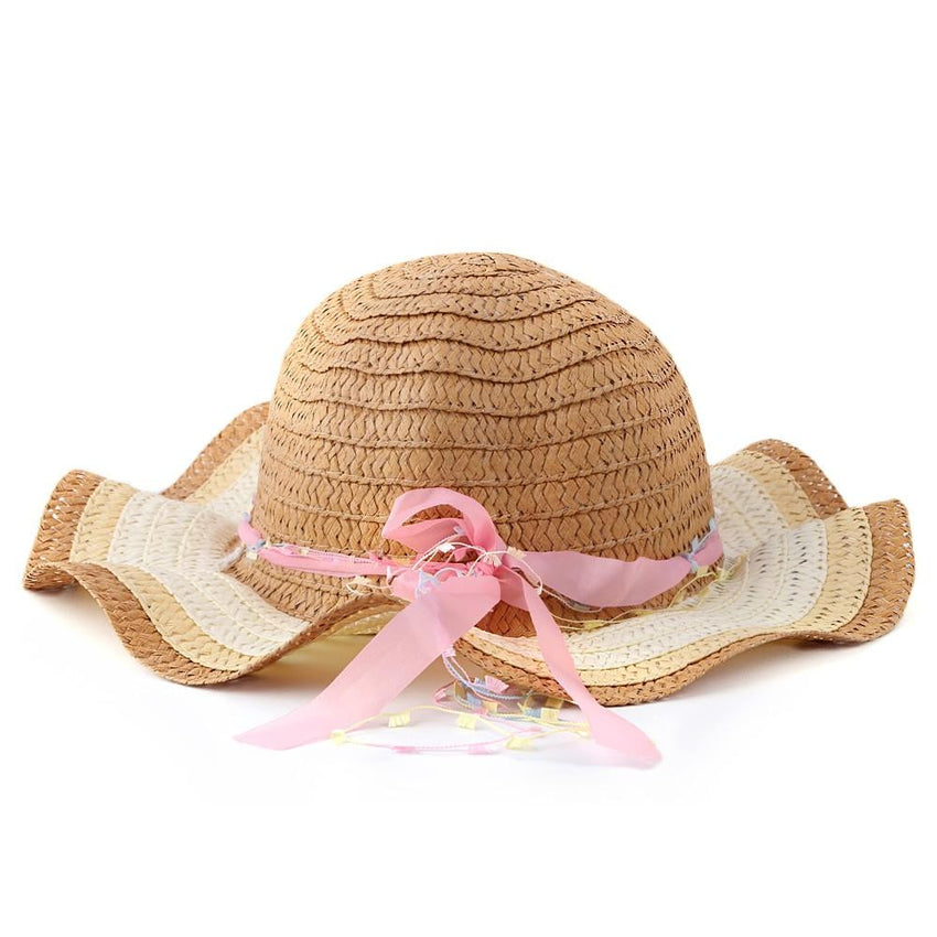 Girls Floppy Hat - Brown - Coffee - test-store-for-chase-value