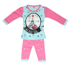 Newborn Girls Printed Suit - Light Blue - test-store-for-chase-value
