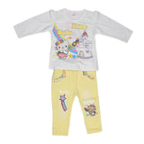 Newborn Girls Full Slevees Suit - White - test-store-for-chase-value
