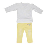 Newborn Girls Full Slevees Suit - White - test-store-for-chase-value