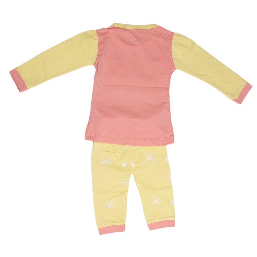 Newborn Girls Printed Suit - Peach - test-store-for-chase-value