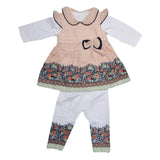 Newborn Girls Full Sleeves Suit - Peach - test-store-for-chase-value