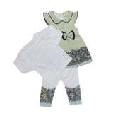 Newborn Girls Full Sleeves Suit - Green - test-store-for-chase-value