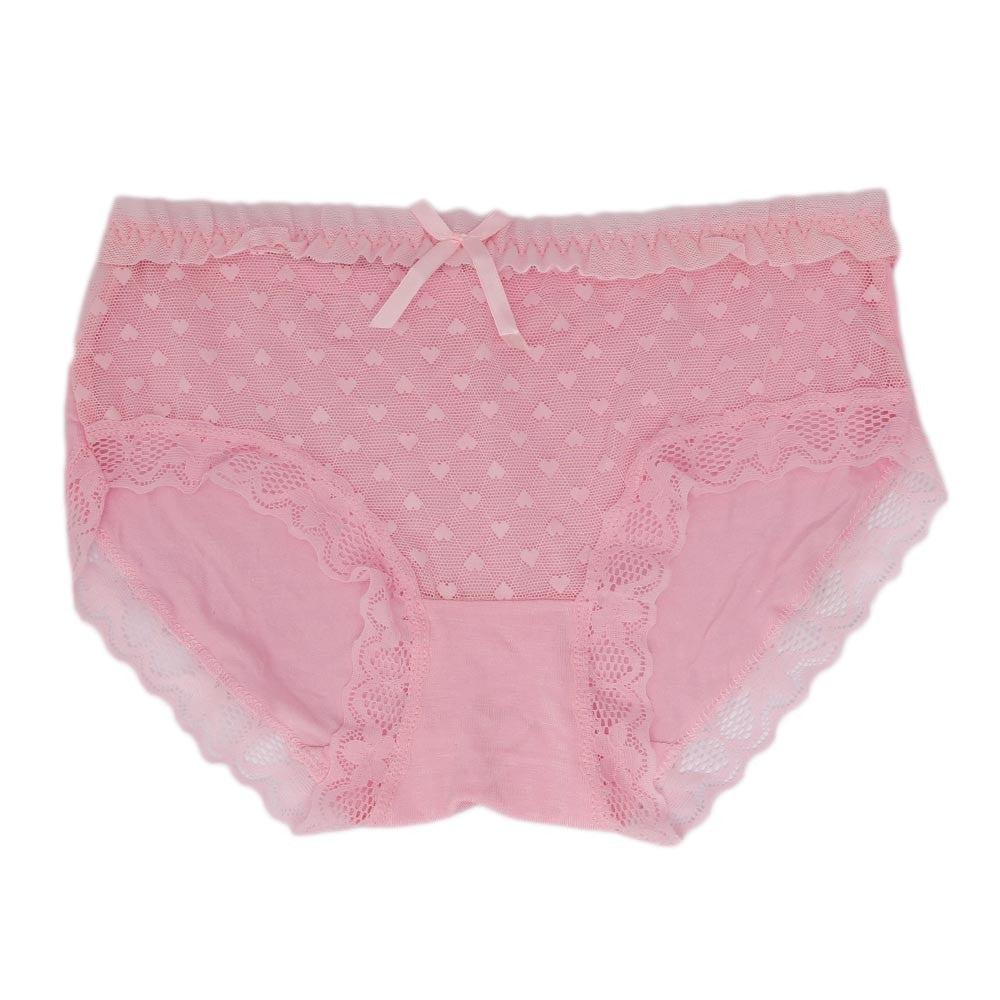 Women's Fancy Panty - Pink - test-store-for-chase-value