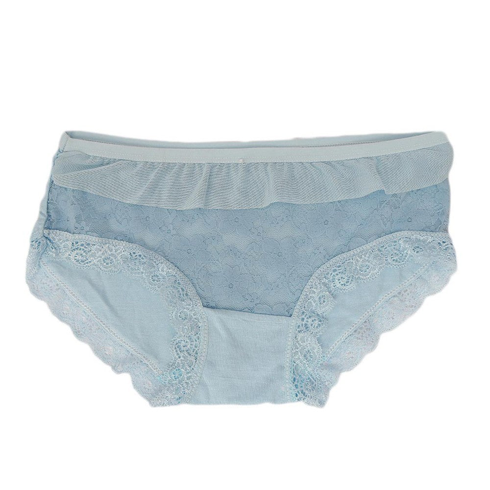 Women's Fancy Panty - Light Blue - test-store-for-chase-value