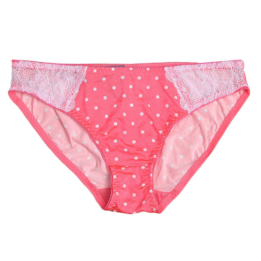 Women's Fancy Panty - Pink - test-store-for-chase-value