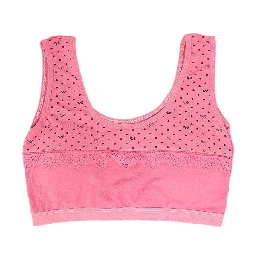 Girls Biddies Foam Bra - Pink - test-store-for-chase-value