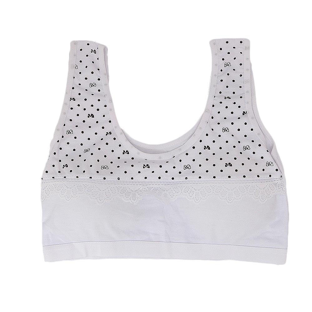 Girls Biddies Foam Bra - White - test-store-for-chase-value