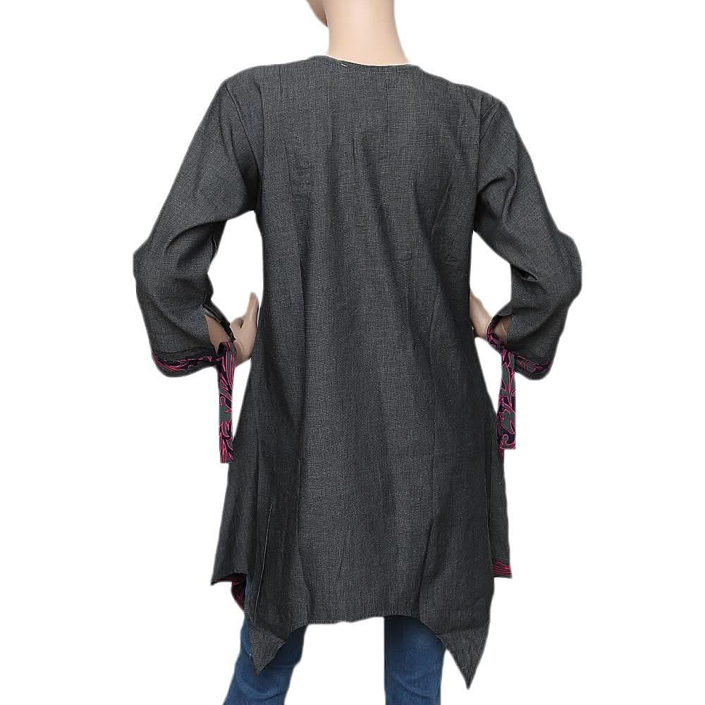 Women's Cross V-Neck Kurti - Multi - test-store-for-chase-value