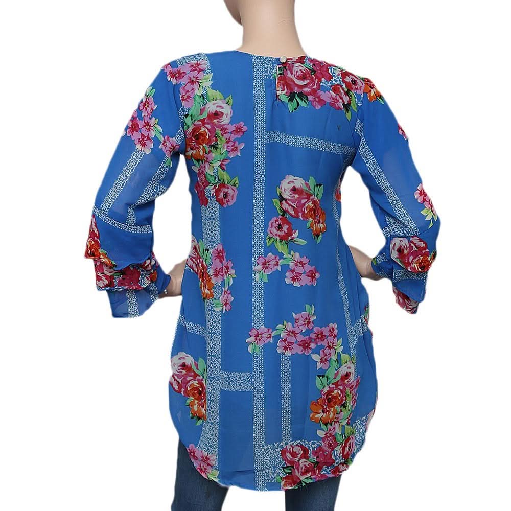 Women's Printed Georgette Top - Multi - test-store-for-chase-value