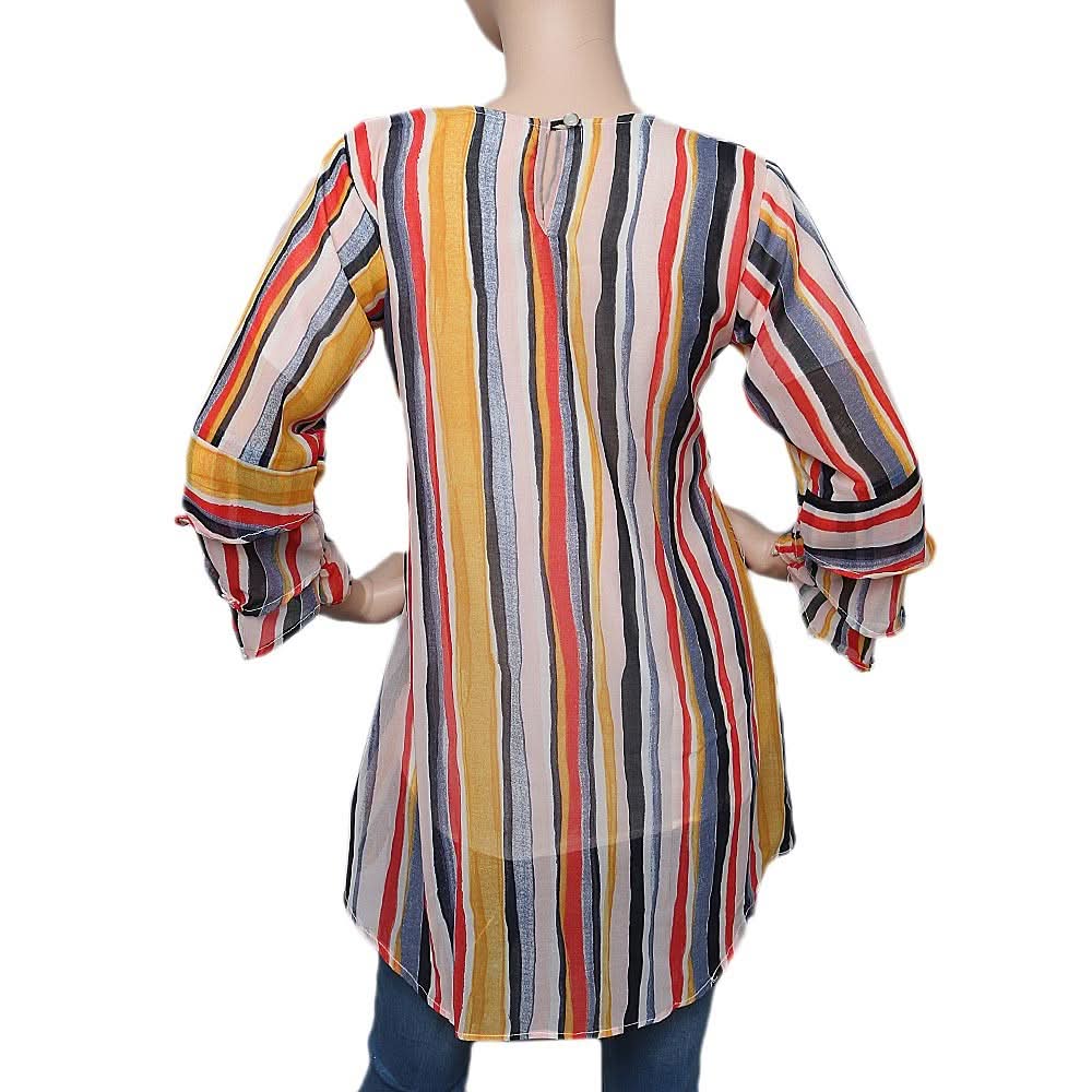 Women's Printed Georgette Top - Multi - test-store-for-chase-value