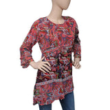 Women's Printed Georgette Top - Multi - test-store-for-chase-value