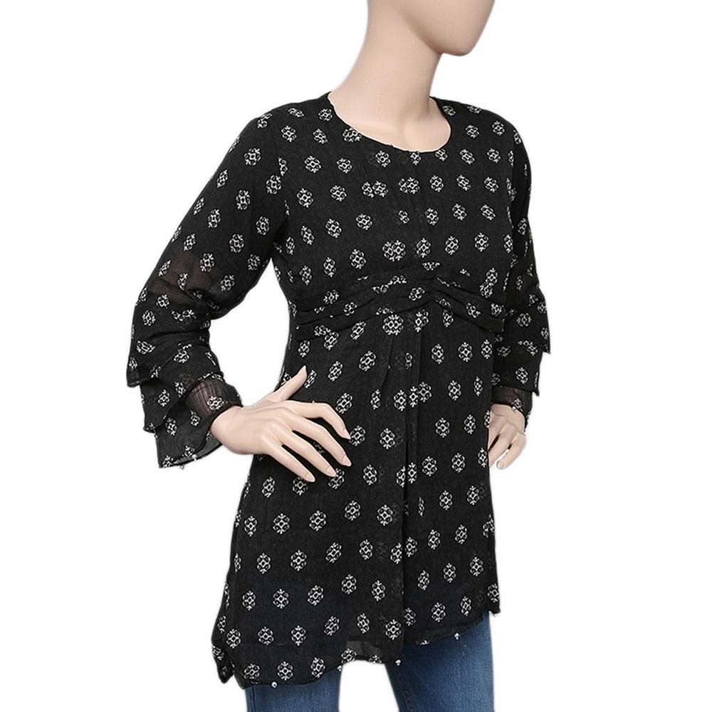 Women's Printed Georgette Top - Multi - test-store-for-chase-value