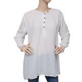 Women's Western Georgette Top - White - test-store-for-chase-value