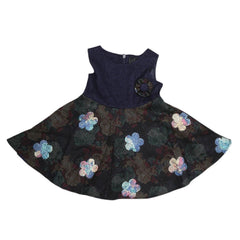Girls Eminent Woven Frock - Navy Blue - Navy/Blue - test-store-for-chase-value