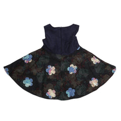 Girls Eminent Woven Frock - Navy Blue - Navy/Blue - test-store-for-chase-value