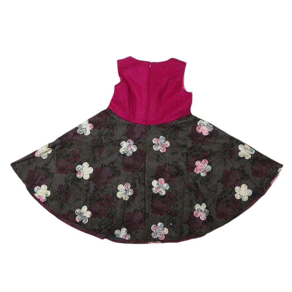 Girls Eminent Woven Frock - Purple - test-store-for-chase-value