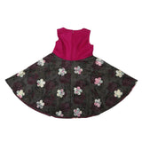 Girls Eminent Woven Frock - Purple - test-store-for-chase-value