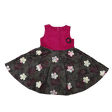 Girls Eminent Woven Frock - Purple - test-store-for-chase-value